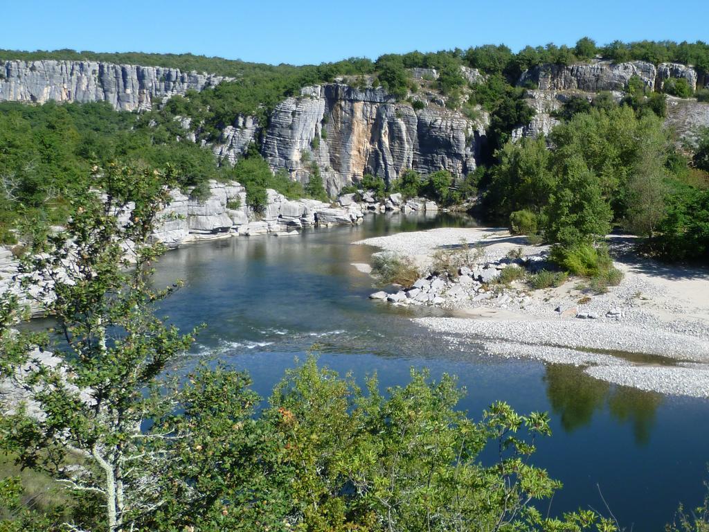 Camping Le Coin Charmant Chauzon Exterior foto