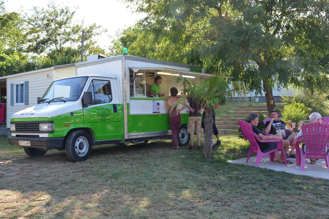 Camping Le Coin Charmant Chauzon Exterior foto